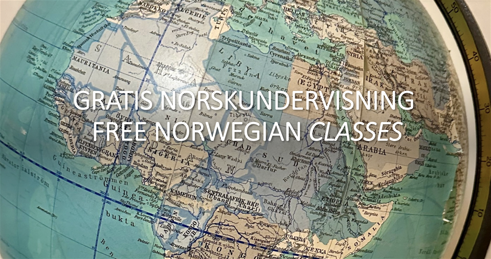 Gratis Norskkurs / Free Norwegian classes