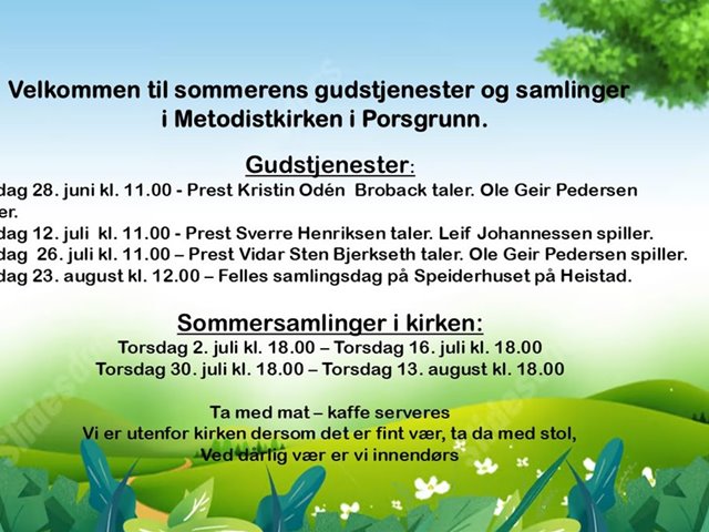 Sommer i Porsgrunn