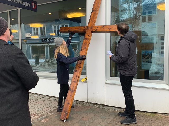 Langfredag. Korsvandring i Stavanger.