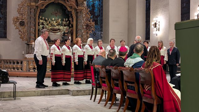 Sterk samling om Ukrainas frihet og fred