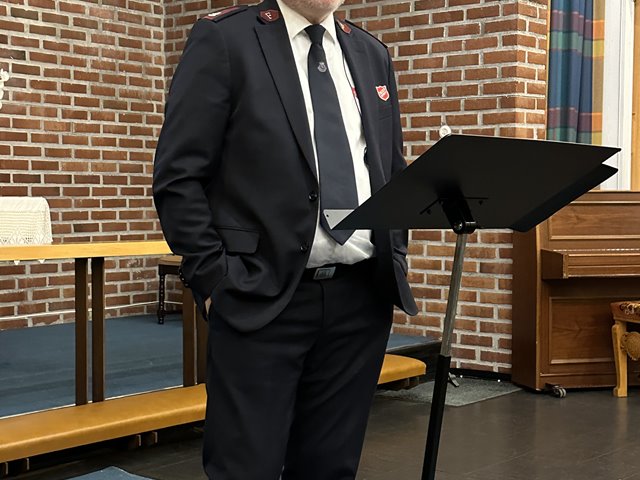 Felles påskedagsgudstjeneste med Frelsesarmeen