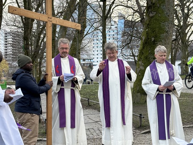 Økumenisk korsvandring i Stavanger