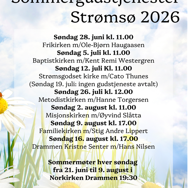 Sommerens fellesgudstjeneste - Baptistkirken