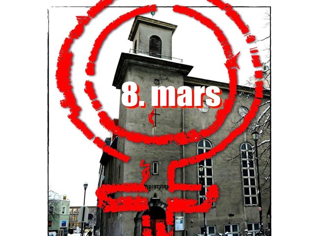 Søndagssamling på kvinnedagen