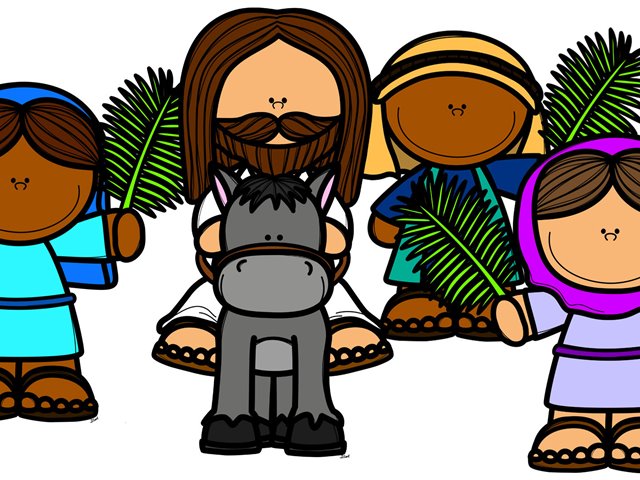 Jesus rir inn i Jerusalem