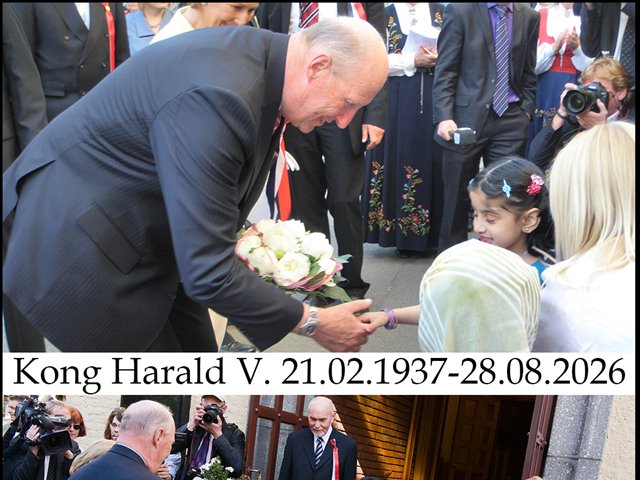 Kong Harald V har gått bort