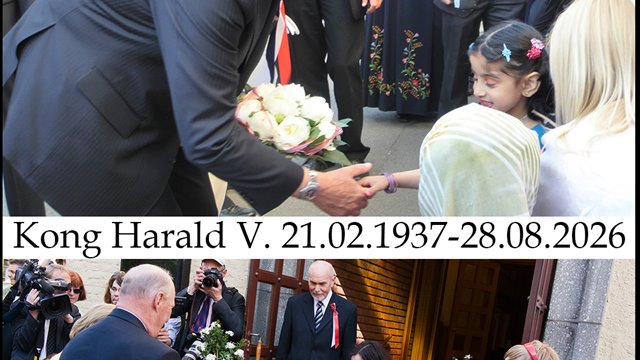 Kong Harald V har gått bort
