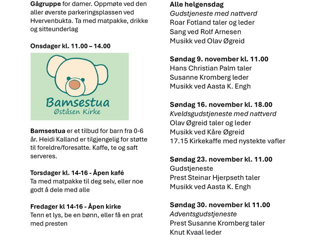 Helgenytt 30. oktober 2025