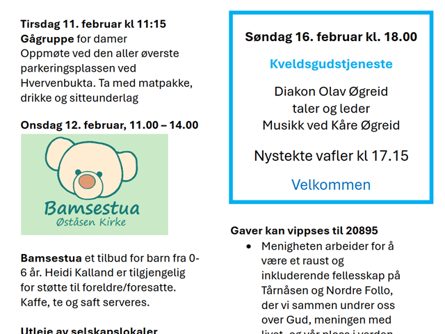 Helgenytt 7. februar 2025