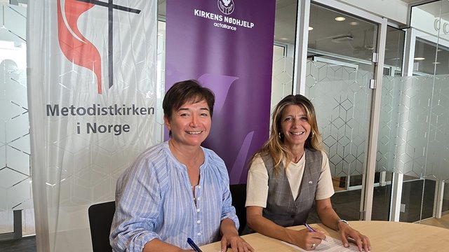 Dypere samarbeid mellom Kirkens Nødhjelp og Metodistkirken