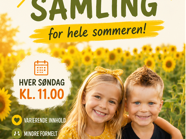 Kirken holdes åpen i sommer : Kom innom søndager kl. 11.00